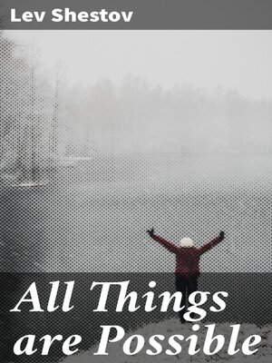 cover image of All Things are Possible